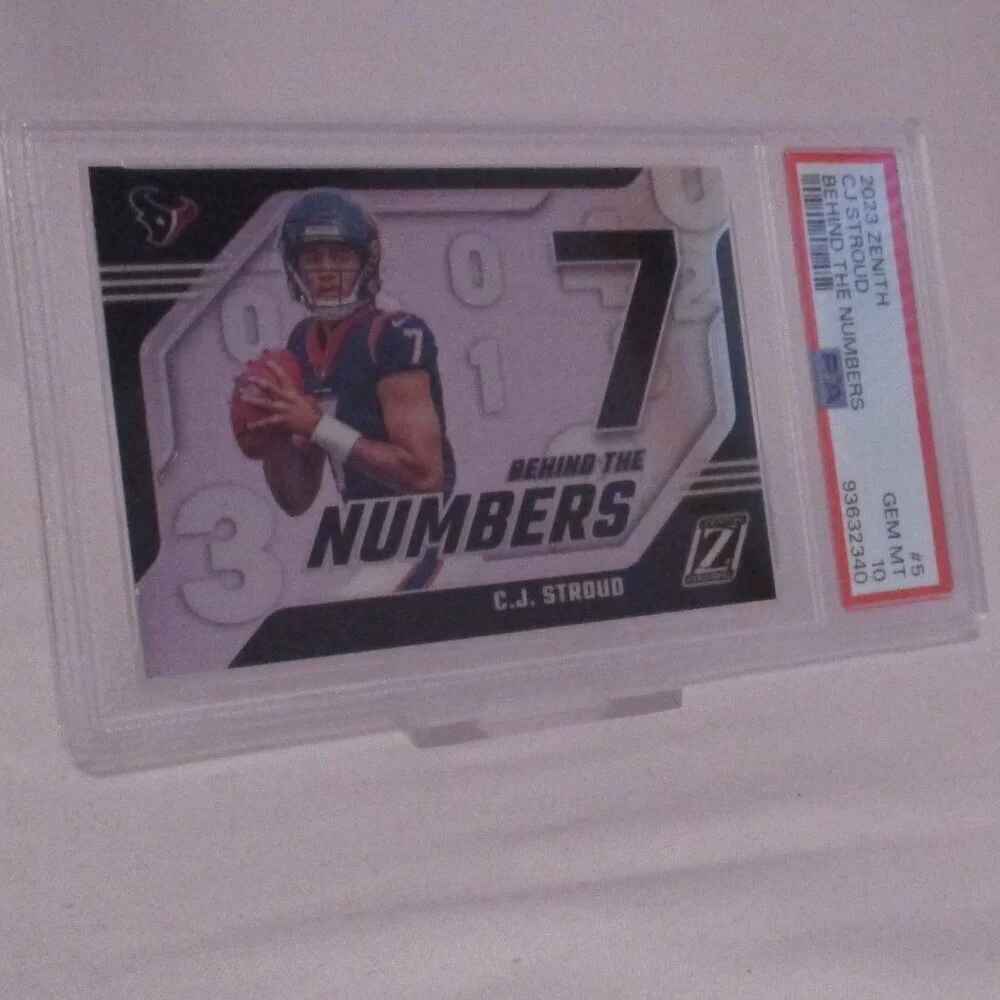 2023 ZENITH CJ STROUD BEHIND THE NUMBERS #5 PSA 10 - Picture 3 of 6